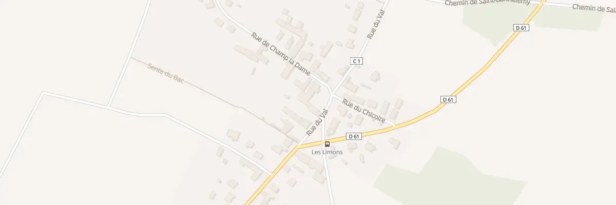 Plan du 15 Rue du Val à Chauffry