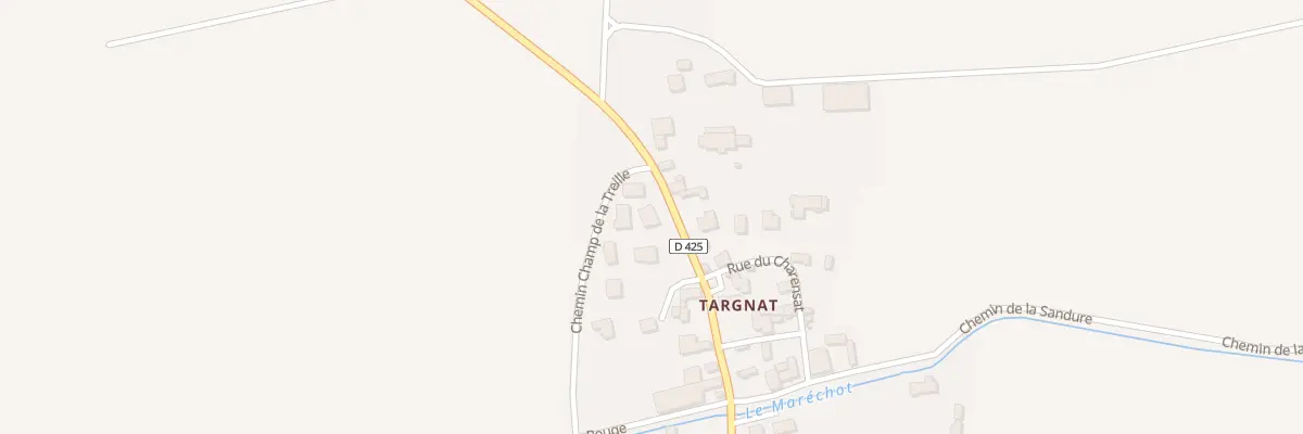 Plan du 10 Rue des Marais - Targnat à Saint-Beauzire