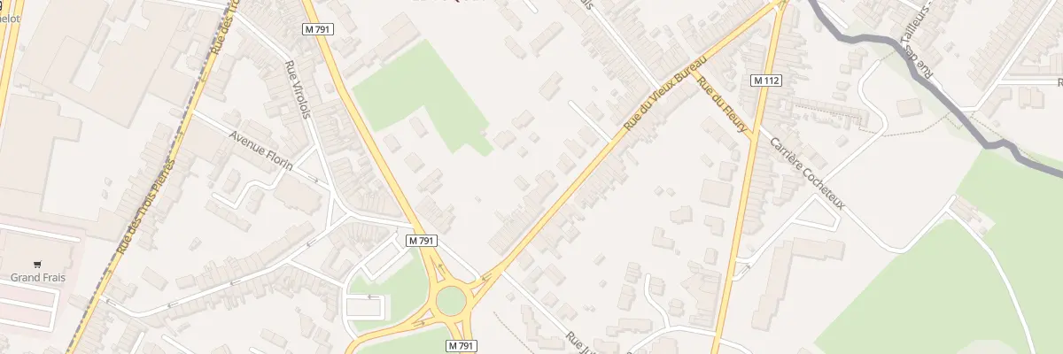 Plan du 61 Rue du Vieux Bureau à Wattrelos