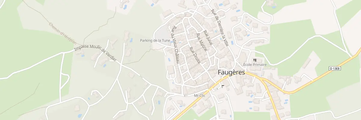 Plan du 9 Rue du Vieux Château à Faugères