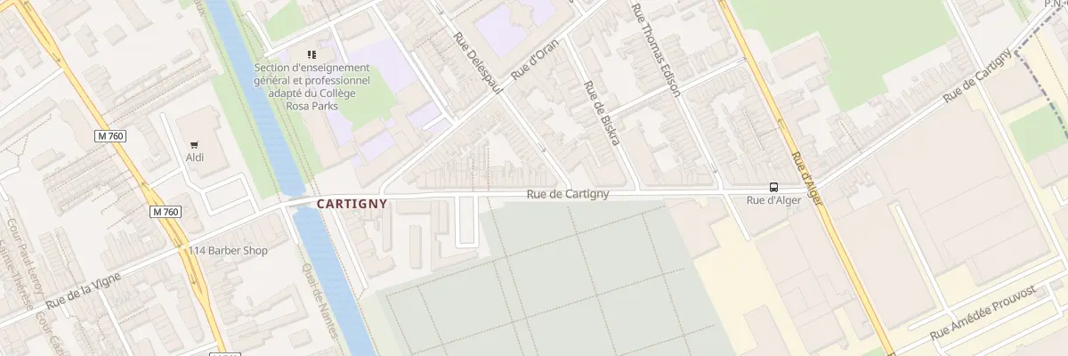 Plan du 61 Rue de Cartigny à Roubaix