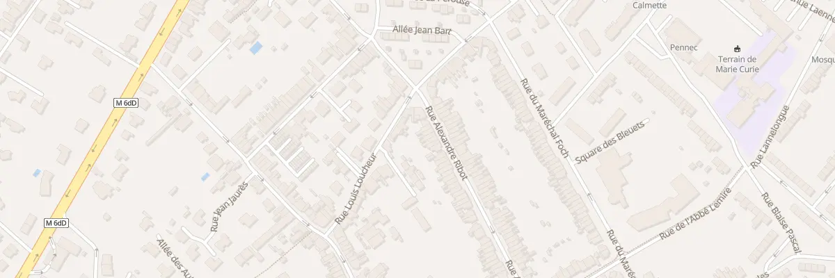 Plan du 89 Rue Alexandre Ribot à Hem