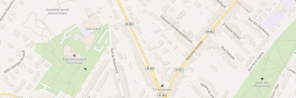 Plan du 46 Bd Clemenceau à Hem