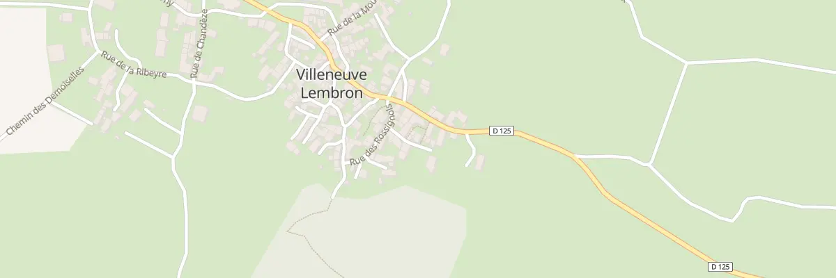 Plan du 9001 Sen de Clauroux à Villeneuve