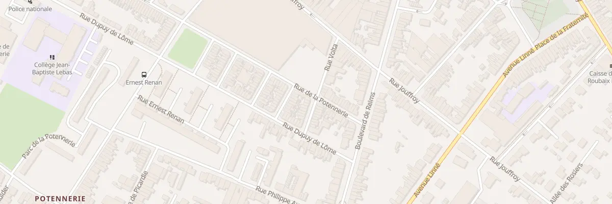 Plan du 32 Rue Volta à Roubaix