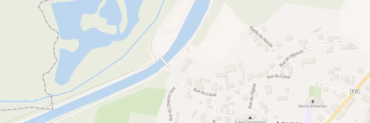 Plan du 30 Rue du Canal à Artemps