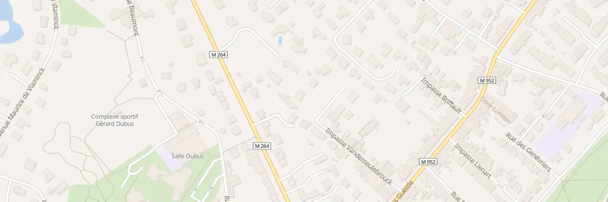 Plan du 1 Sq des Pins à Hem