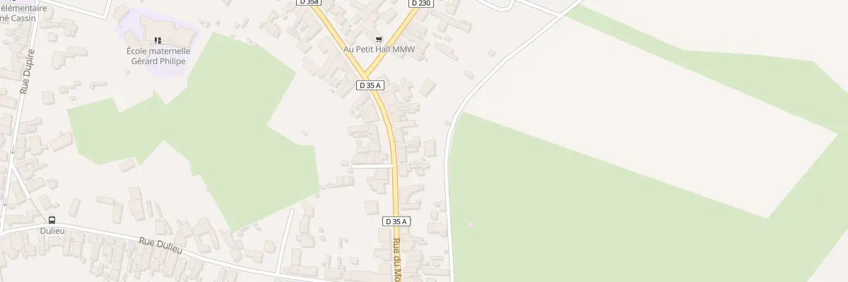 Plan du 55 Rue du Moulin à Flines-lez-Raches