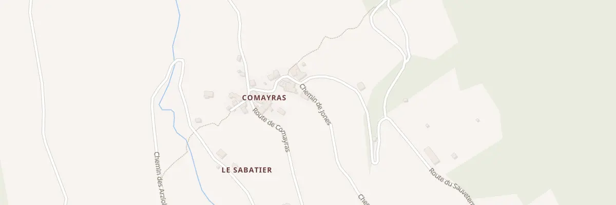 Plan du 5079 Comayras à Mostuéjouls