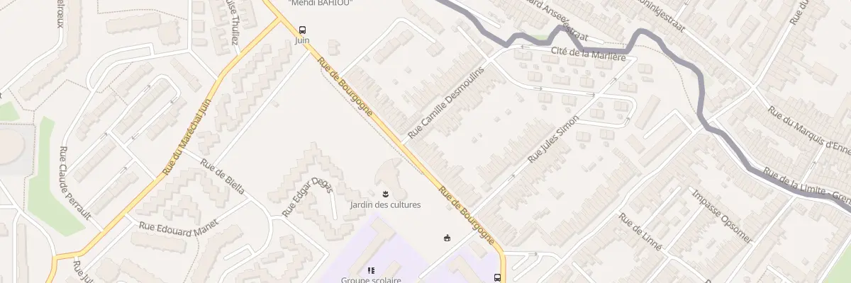 Plan du 54 Rue de la Bourgogne à Tourcoing