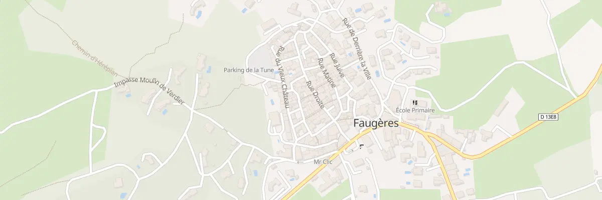 Plan du 2 Rue de la Voute à Faugères