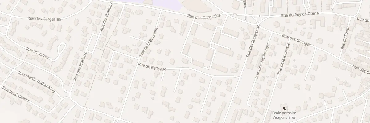 Plan du 7 Rue de Bellevue à Lempdes
