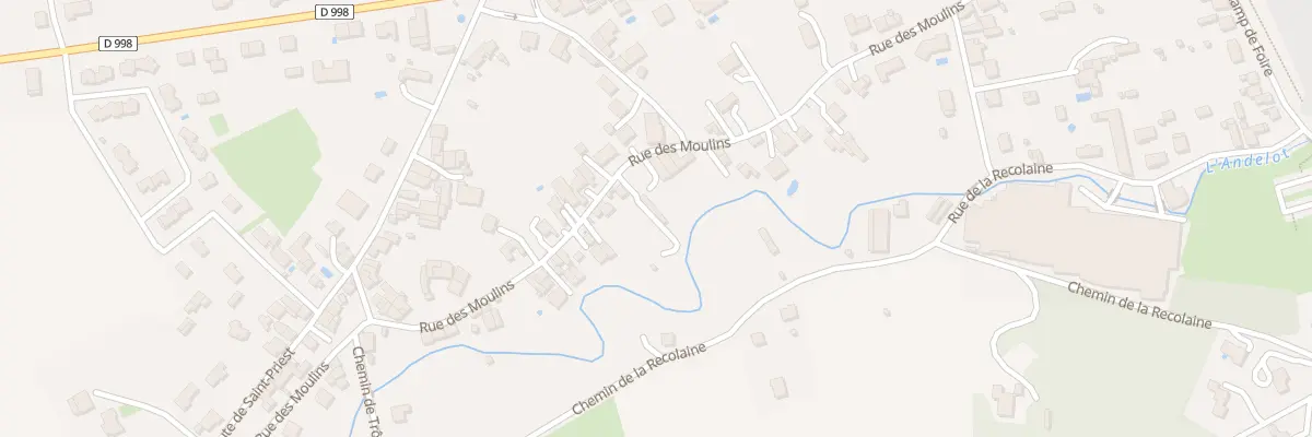 Plan du 41 Rue des Moulins à Gannat