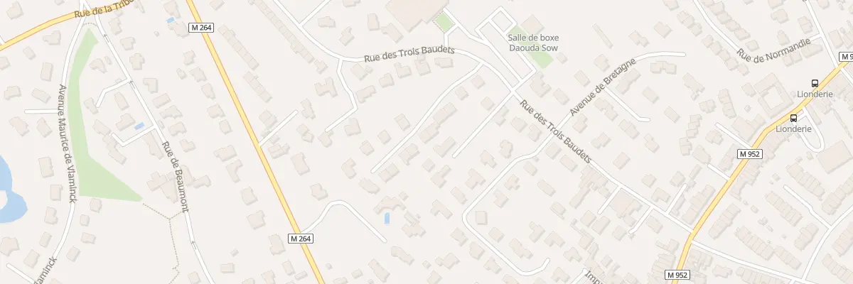 Plan du 61 Rue des Trois Baudets à Hem