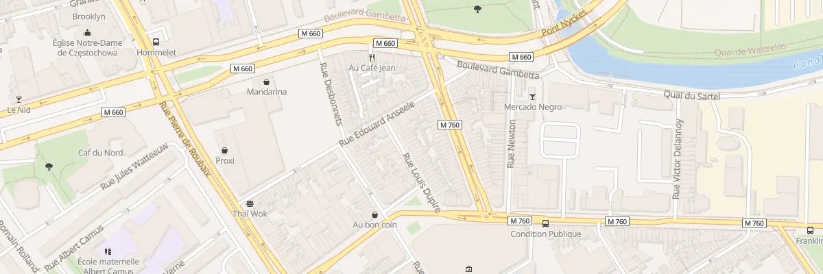 Plan du 11 Rue Louis Dupire à Roubaix