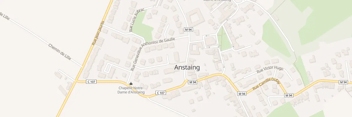 Plan du 12 Rue Germaine Tillion à Anstaing