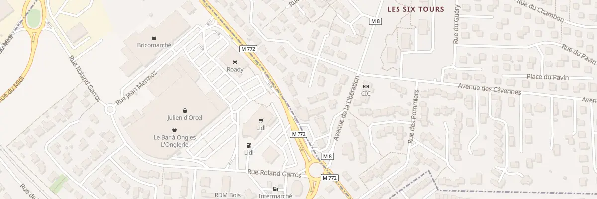 Plan du 52 Rue Lafayette à Cournon-d’Auvergne