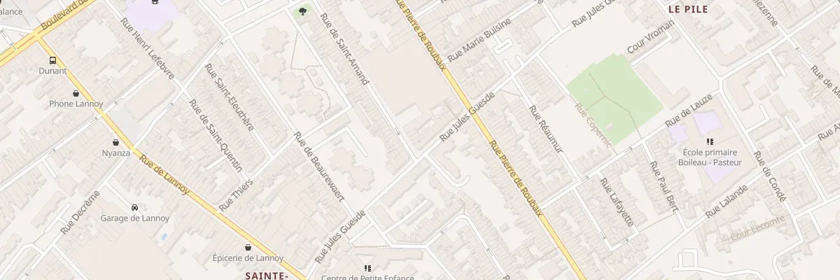 Plan du 53 Rue de Saint-Amand à Roubaix