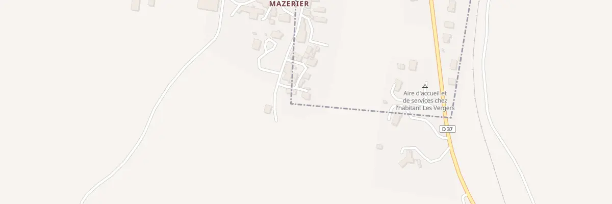 Plan du 6 Sen du Puy de Mazerier à Mazerier