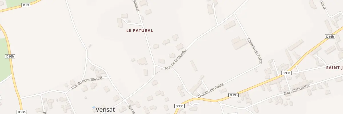 Plan du 10 Rue de la Marche à Vensat