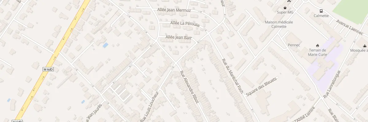 Plan du 34 Rue Louis Loucheur à Hem