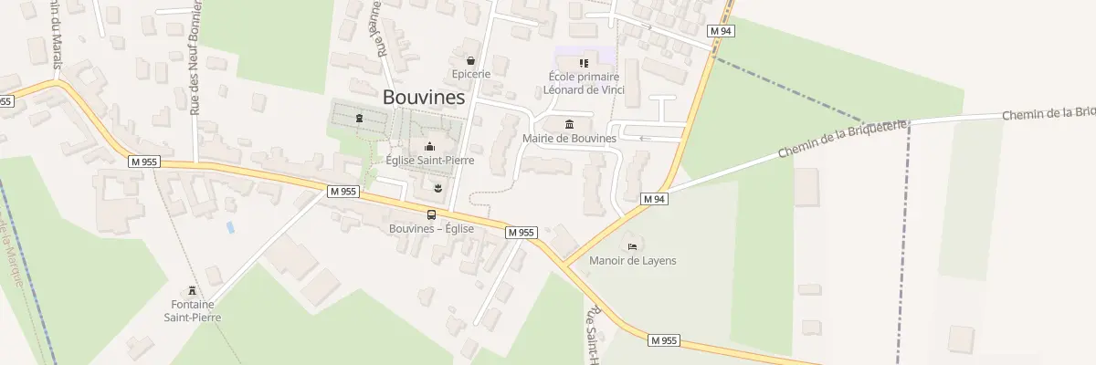 Plan du 110 Vc Brunehaut à Bouvines