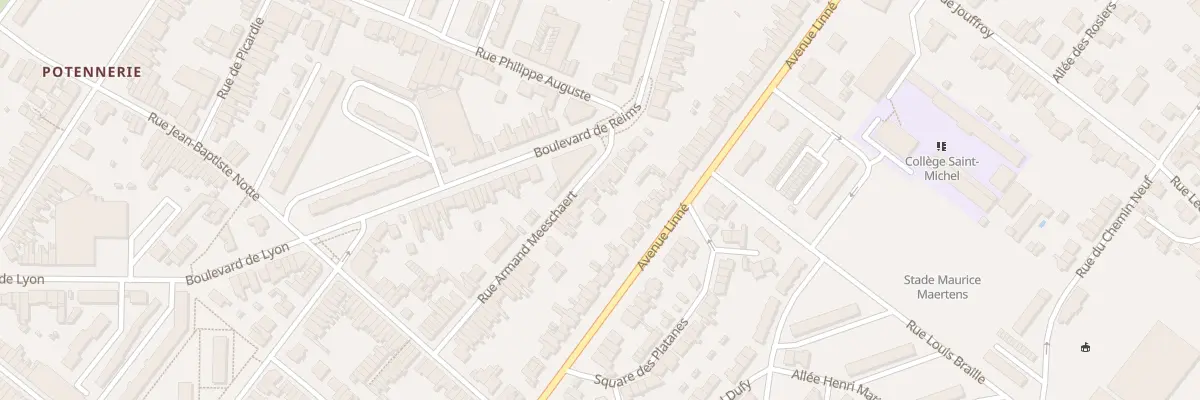 Plan du 42 Rue Armand Meeschaert à Roubaix