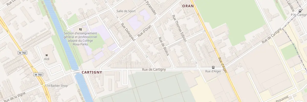 Plan du 16 Rue Delespaul à Roubaix