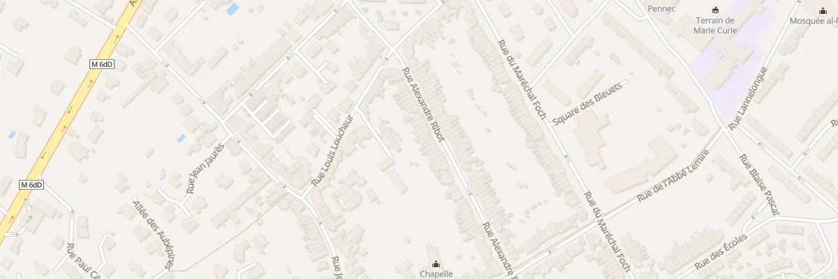 Plan du 71 Rue Alexandre Ribot à Hem