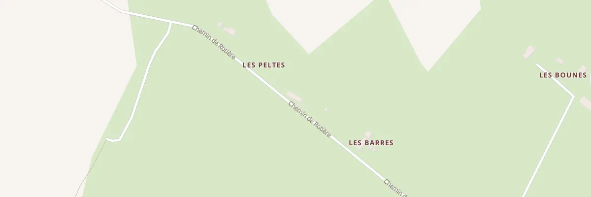 Plan du 5011 Les Peltes à Marigny
