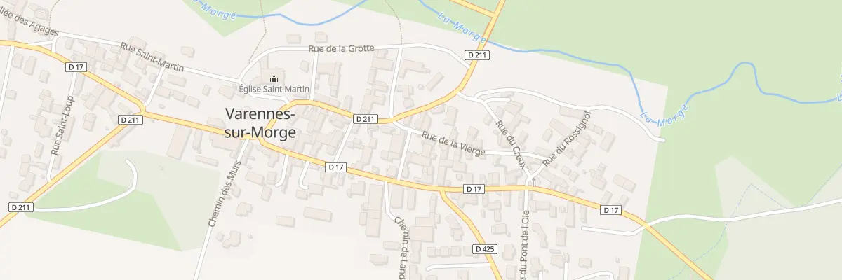 Plan du 2 Rue de la Vierge à Varennes-sur-Morge