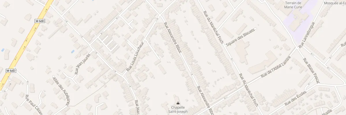 Plan du 65 Rue Alexandre Ribot à Hem
