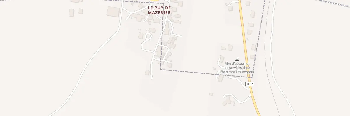 Plan du 20 Rue du Puy à Gannat