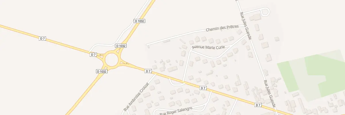 Plan du 28 Rue Jean Moulin à Ognes