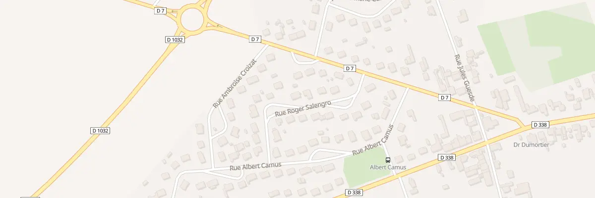 Plan du 10 Rue Roger Salengro à Ognes