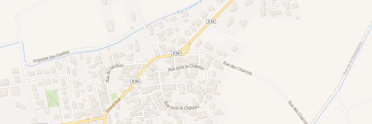 Plan du 6B Rte de Lussat à Malintrat