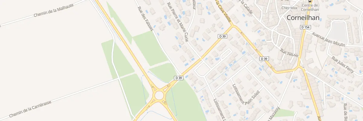 Plan du 2 Rue des Faïsses à Corneilhan