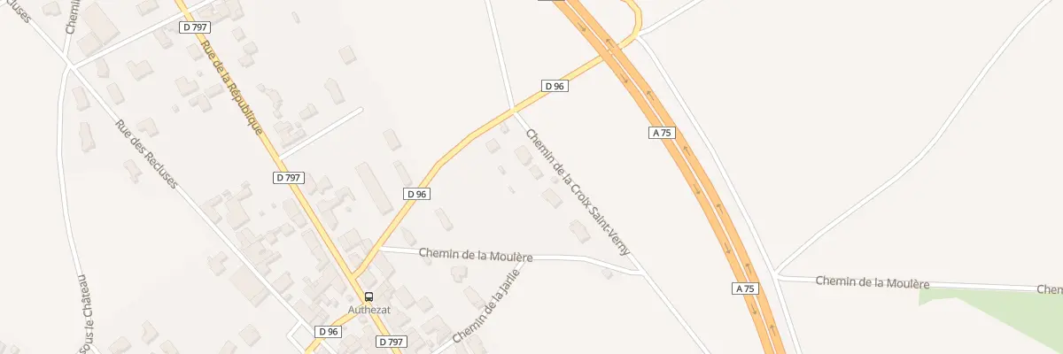 Plan du 4 Che de la Croix St Verny à Authezat