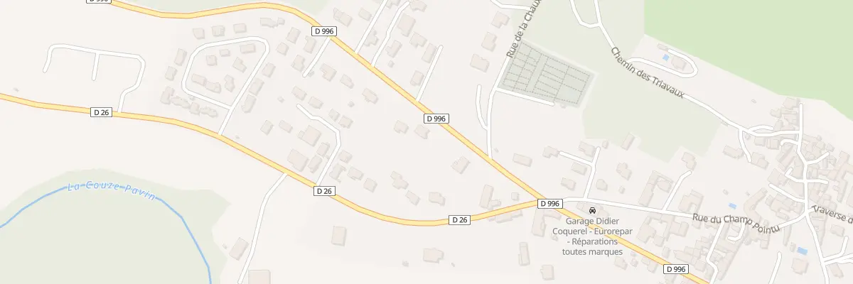 Plan du 15 Av des Monts Dores à Perrier