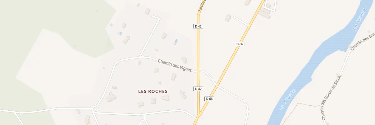 Plan du 2 Che des Vignes à Jenzat