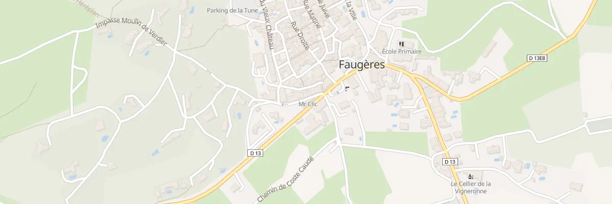 Plan du 841 Rte de Pezenas à Faugères