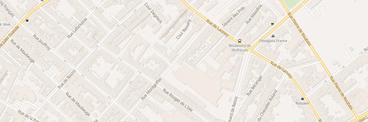 Plan du 43 Rue Montgolfier à Roubaix
