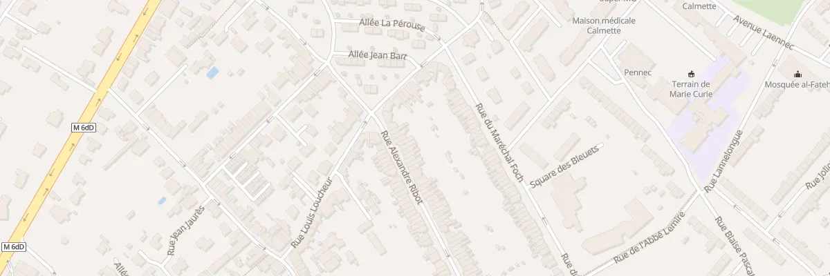 Plan du 94 Rue Alexandre Ribot à Hem