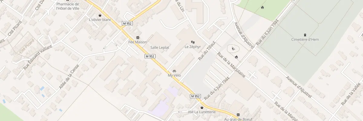 Plan du 7 Rue du Tilleul à Hem