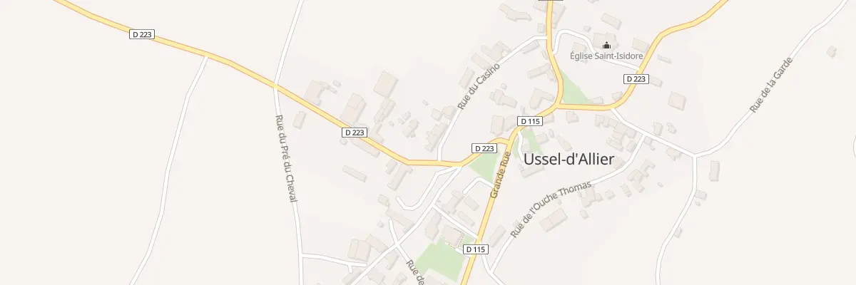 Plan du 24 Rue du Casino à Ussel-d’Allier