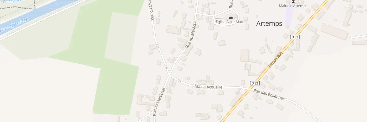 Plan du 18 Rue du Maréchal à Artemps