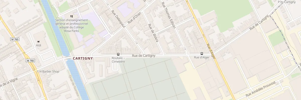 Plan du 71 Rue de Cartigny à Roubaix
