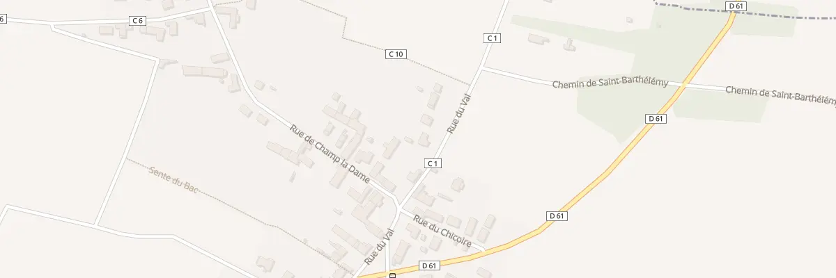 Plan du 19B Rue du Val à Chauffry