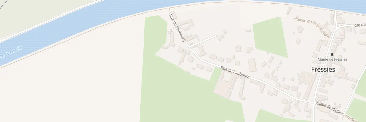 Plan du 341 Rue du Faubourg à Fressies
