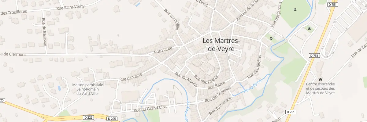 Plan du 14 Pl de l’Eglise aux Martres-de-Veyre